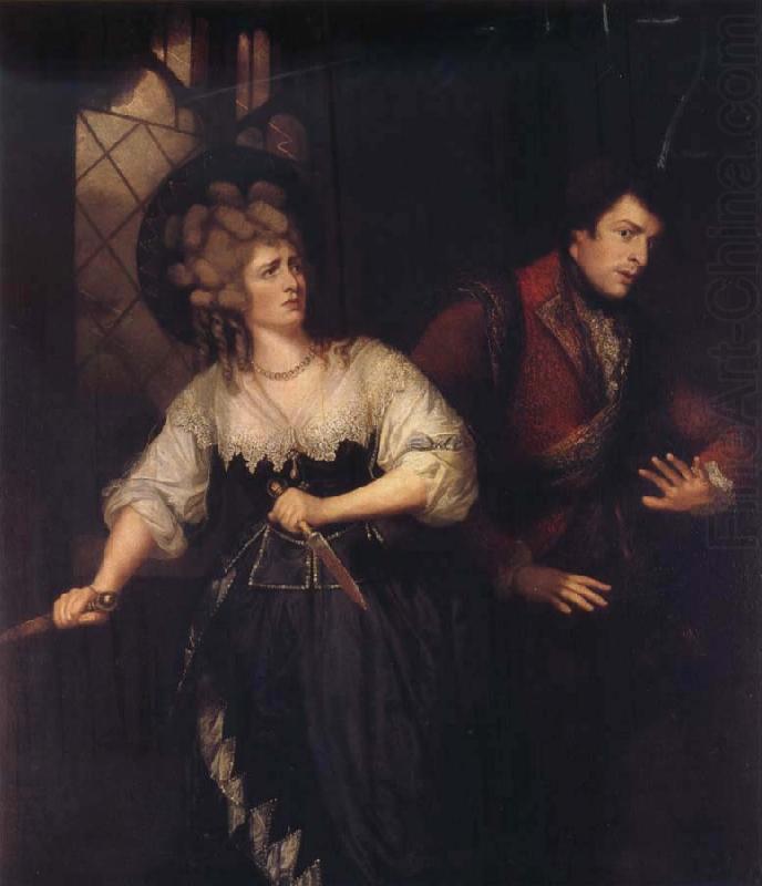 Thomas Beach Sarah Siddons and John Philip Kemble in Macbeth china oil painting image